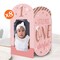 Big Dot of Happiness 1st Birthday Little Miss Onederful Photo Holder Centerpieces, 4x6 Picture Display Box, Table Decoration for First Birthday, 8 Ct